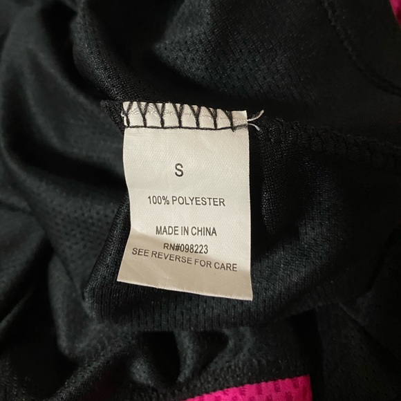 BCG Women Activewear Racerback Cut Out Work Out Short Sleeve Top Size S - Picture 12 of 13